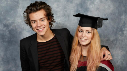 Harry styles gemma graduation 1
