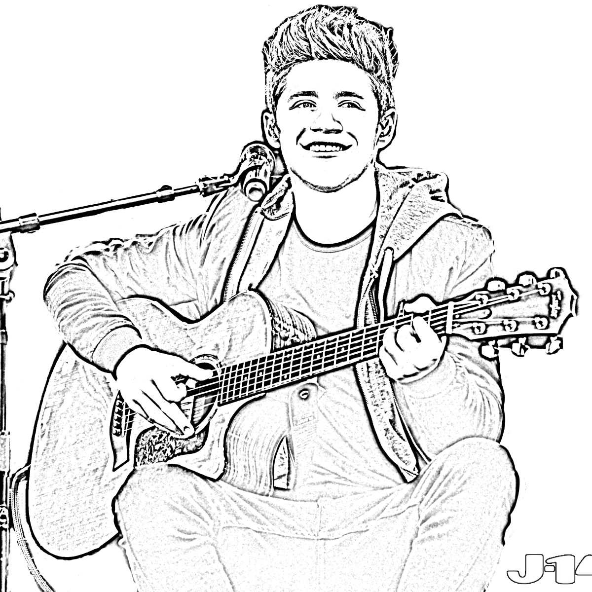 Featured image of post One Direction Coloring Pages Easy You can use our amazing online tool to color and edit the following one direction printable coloring pages