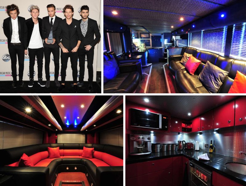 One direction tour bus