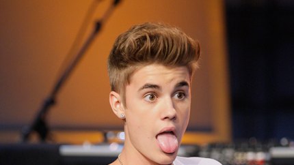 Justin bieber tongue