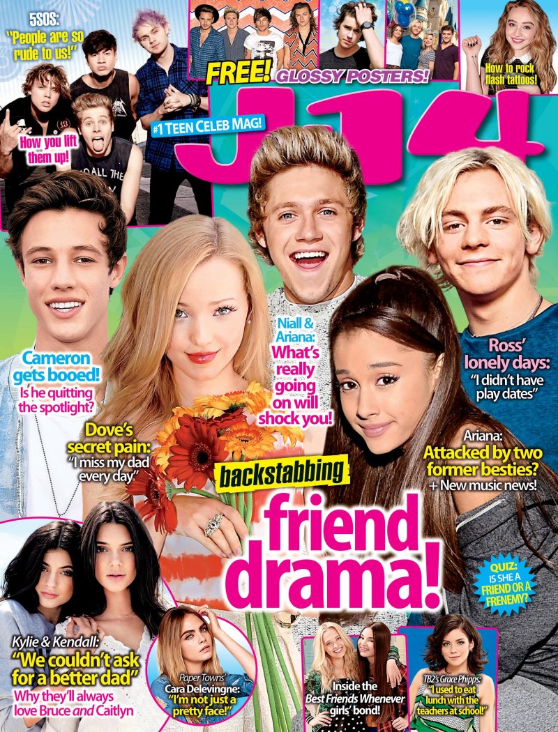J14 magazine cover august