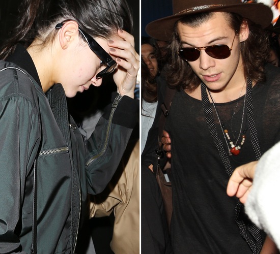 Kendall jenner harry styles airport