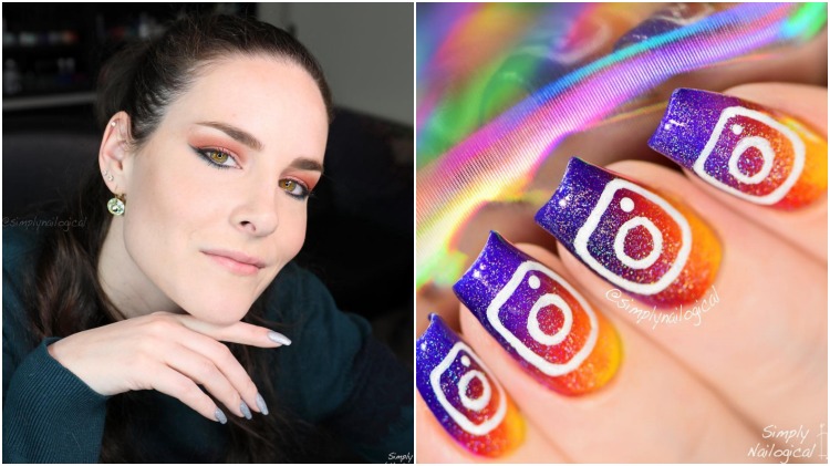 1. "Bride of Chucky" inspired nail art tutorial by Simply Nailogical - wide 1