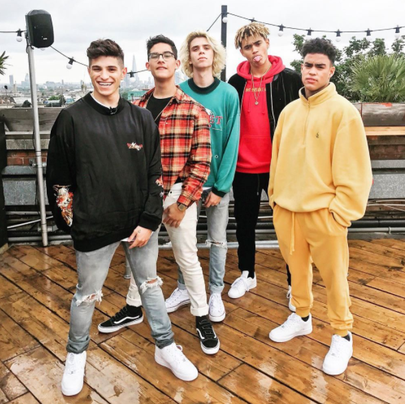 PRETTYMUCH Rehearse for Teen Choice Awards 2017 Performance