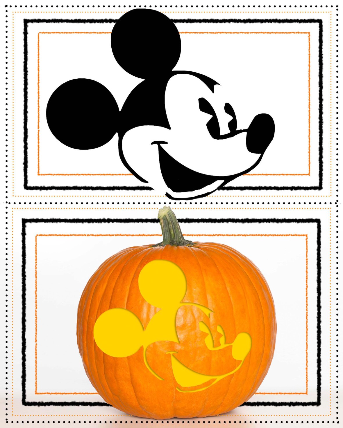 Disney Pumpkin Stencil Printable