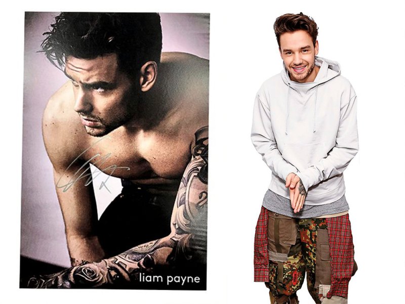 Liam payne poster signed