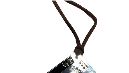 Casette tape necklace