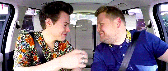 Harry Styles And James Corden Kiss Again During Carpool Karaoke