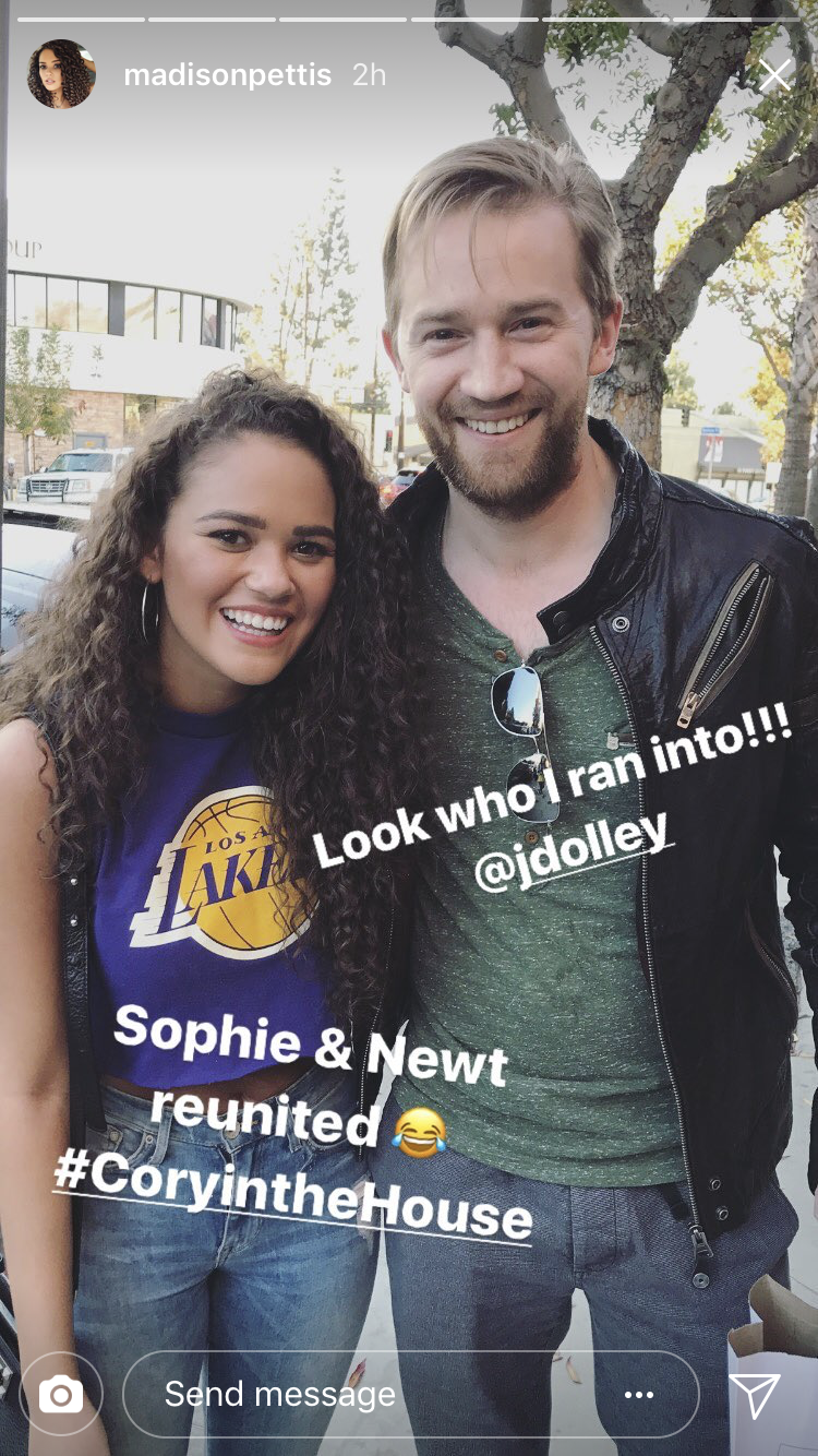 Madison Pettis And Jason Dolley Have A Cory In The House
