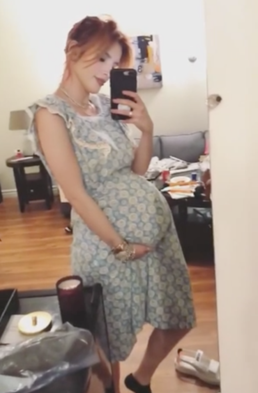 bella thorne pregnant