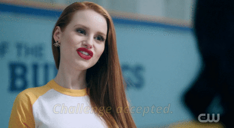 cheryl blossom challenge accepted