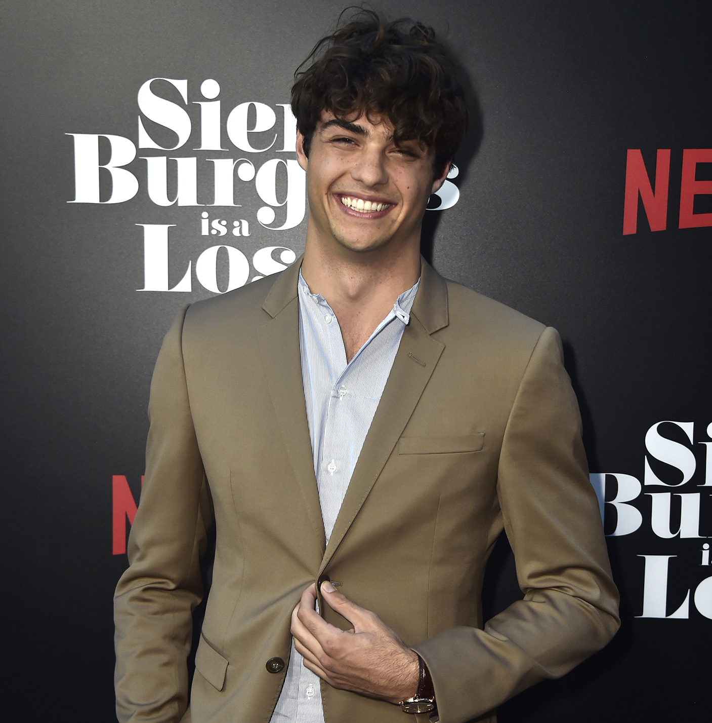 Noah Centineo Straightens His Hair For the First Time