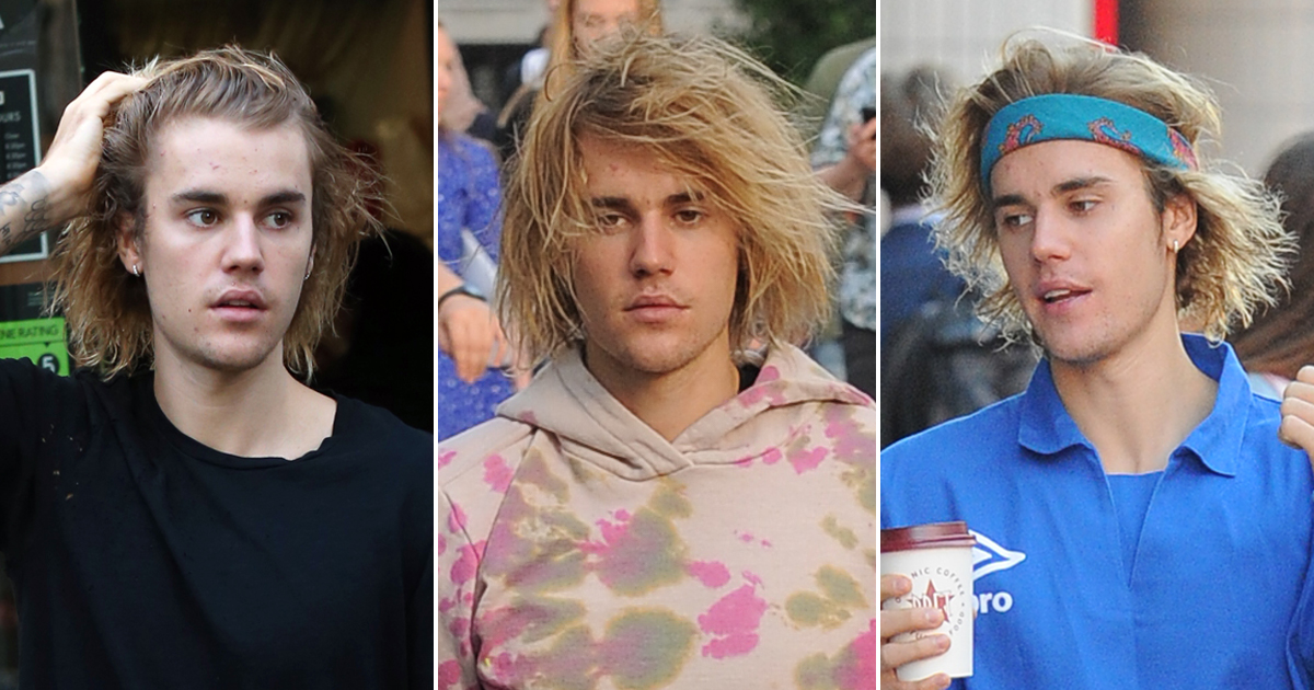 Justin Bieber long hair