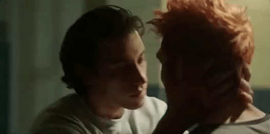 Archie and Joaquin Kiss