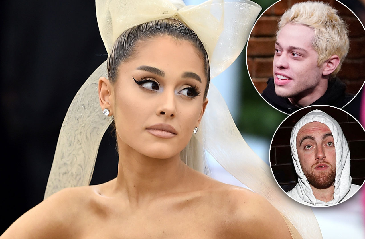 Ariana Grande Covered up a Pete Davidson Tattoo With Mac Miller Ink