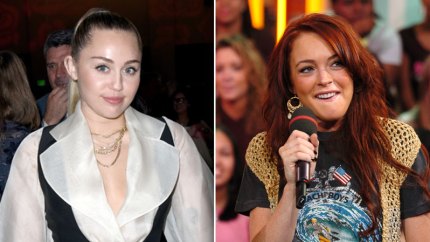 Miley Cyrus & Lindsay Lohan