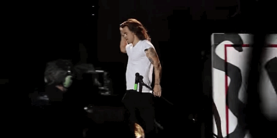 Harry Styles Falling On Stage