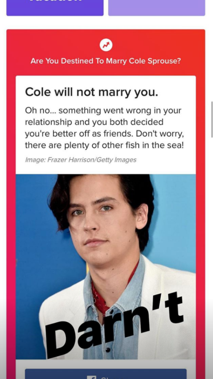 Lili Reinhart Cole Sprouse Marriage