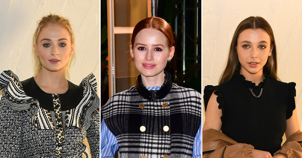 Madelaine Petsch, Emma Chamberlain at Louis Vuitton Women's Cruise 2020  Show: Front Row / id : 3565402 by