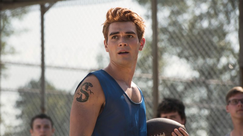 We're Swooning! Photos of KJ Apa's Best Shirtless Moments in 'Riverdale'