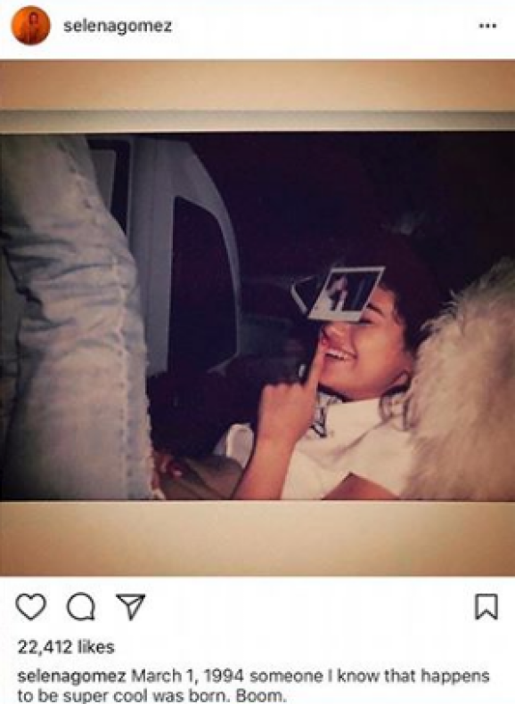 Selena Deleted Justin Instagram Post