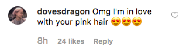 Dove Cameron Pink Hair Comments