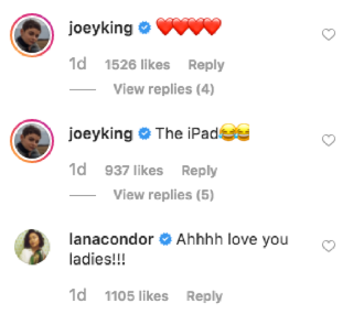 Joey King Laura Marano Lana Condor Hangout Comments