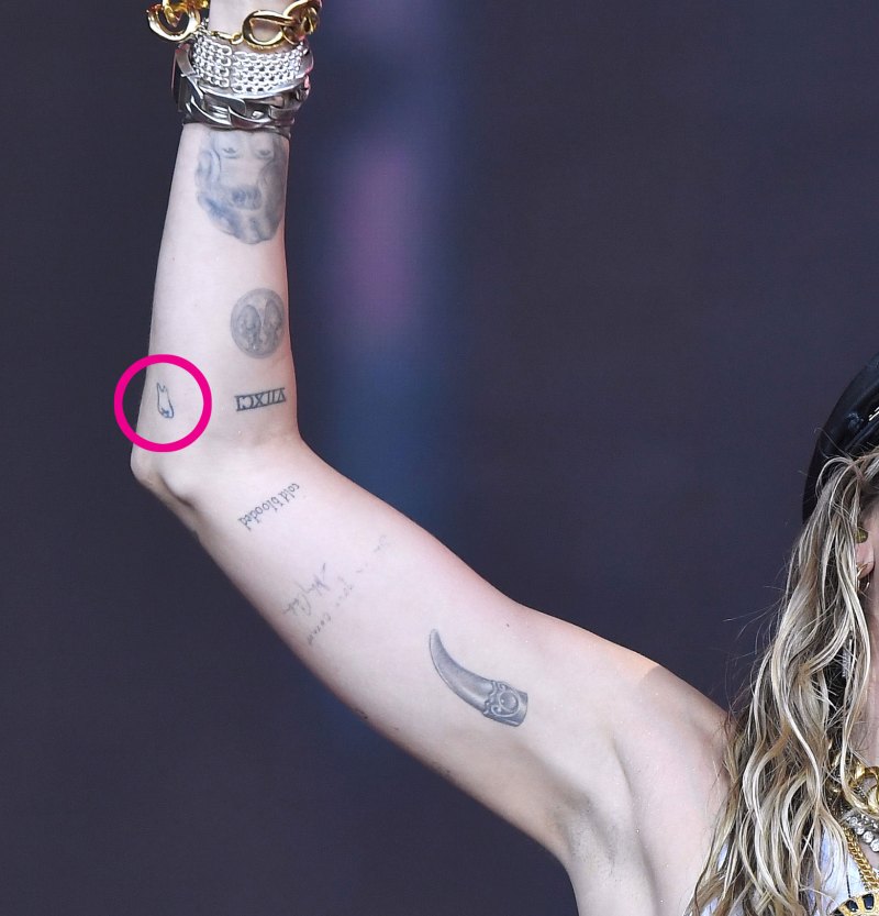 Miley Cyrus 74 Tattoos Ink Designs Meanings Photos