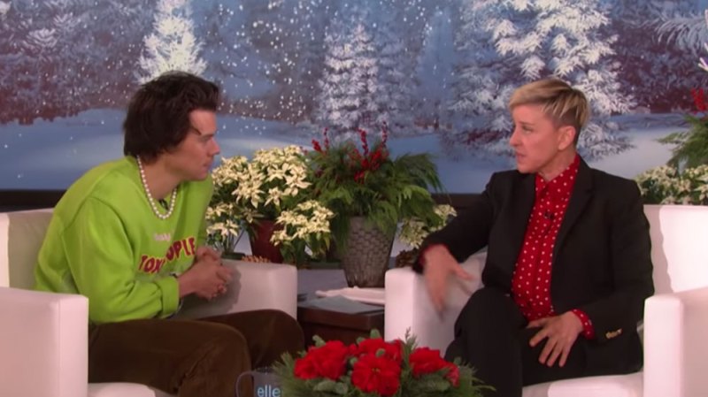 Harry Styles Clam Up When Ellen DeGeneres Asks About His Friendship With Ex Kendall Jenner