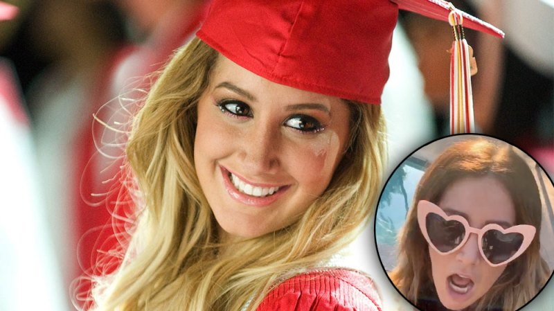 Watch Ashley Tisdale Recreate An Iconic 'High School Musical' Scene