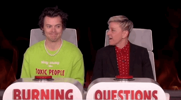 Harry Plays Burning Questions