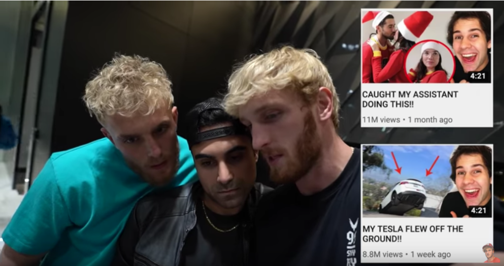 Logan Paul Criticizes The Way David Dobrik Edits Videos And Fans Are Not Happy