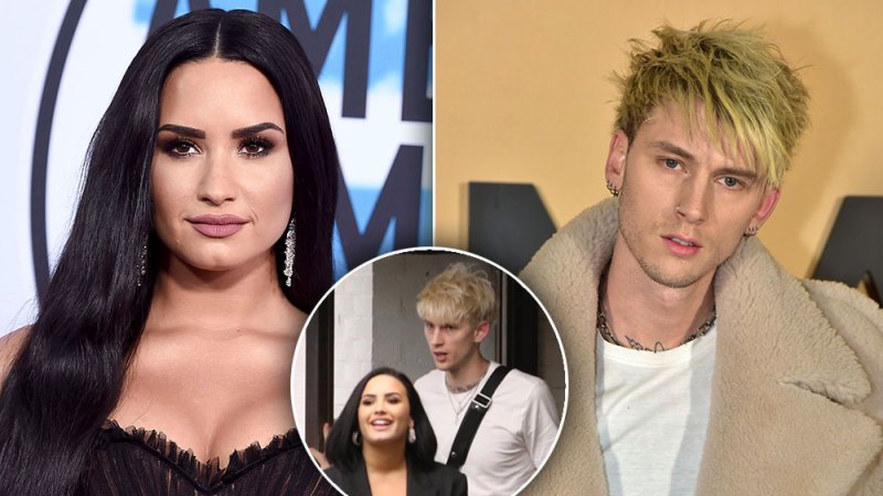 Demi Lovato & Machine Gun Kelly Spark Dating Rumors After Leaving A Club Together