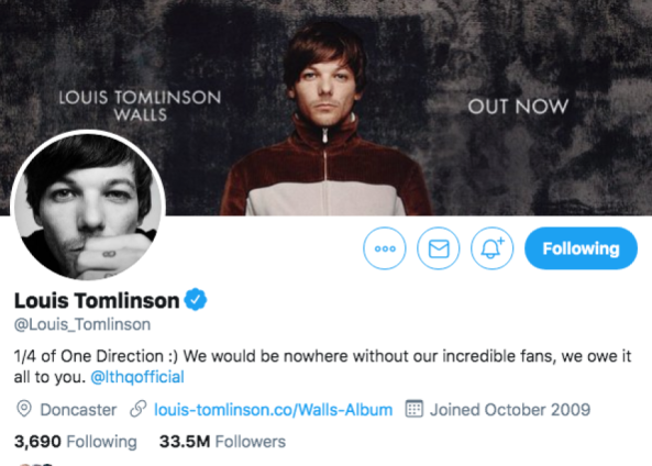 Louis Tomlinson Explains Why He Won&#39;t Take 1D Out Of Twitter Bio