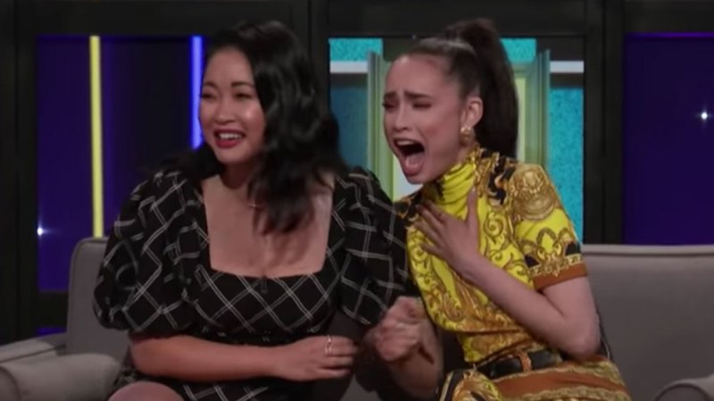 Sofia Carson Makes Lana Condor's Dreams Come True By Teaching Her The Famous Disney Wand Video