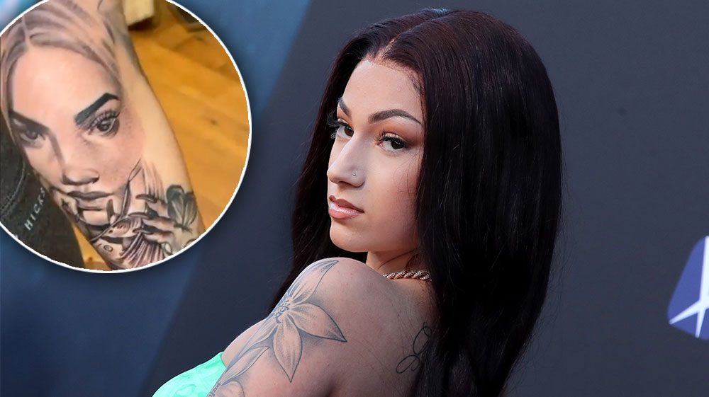 Danielle Bhad Bhabie Bregoli 16 shows off MASSIVE tattoo of herself  surrounded by stacks of cash  Daily Mail Online