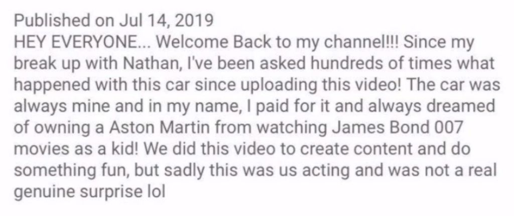 Jeffree Star Admits Video Giving Ex Nathan Schwandt An Aston Martin Was Staged