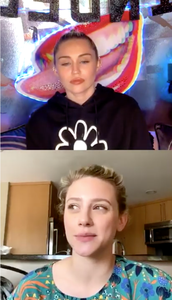 Miley Cyrus & Lili Reinhart Discuss How Instagram Amplifies Body Image Issues
