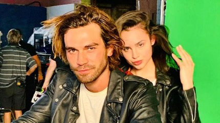 Sofia Carson And KJ Apa Share First Look At Upcoming Movie 'Songbird' With Epic Behind-The-Scenes Photo