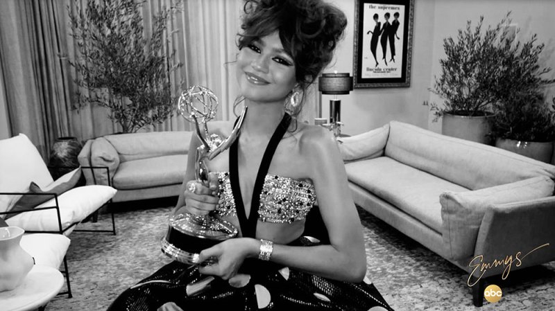 Zendaya Makes History With 2020 Emmy Awards Win — Celebrities React