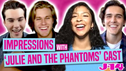Watch The Cast Of Kenny Ortega's Netflix Show 'Julie And the Phantoms' Do Celeb Impressions