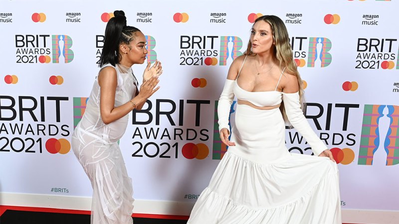 Pregnant Little Mix Members Perrie Edwards and Leigh Anne Pinnock's Baby Bump Album