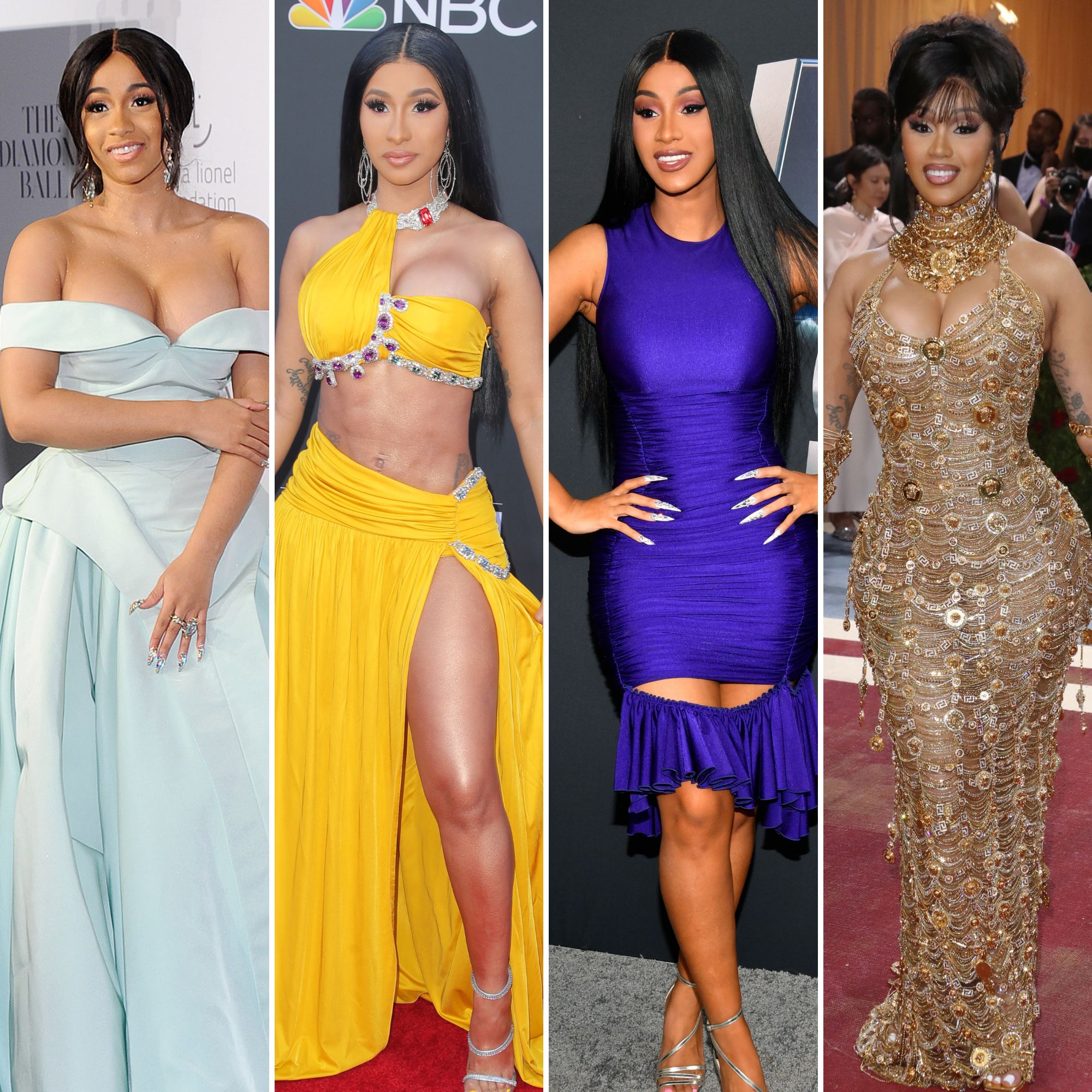Cardi B's Red Carpet and Style Evolution