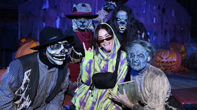 Spooky Season! Vanessa Hudgens, Lana Condor and More Stars Step Out for Horror Night: Photos