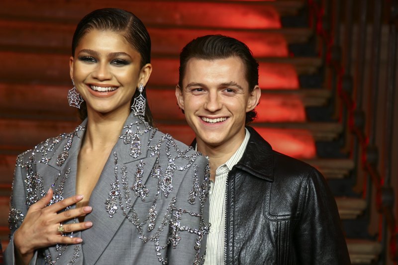 Tom Holland and Zendaya Look So in Love When Making Red Carpet Debut as a Couple: Photos