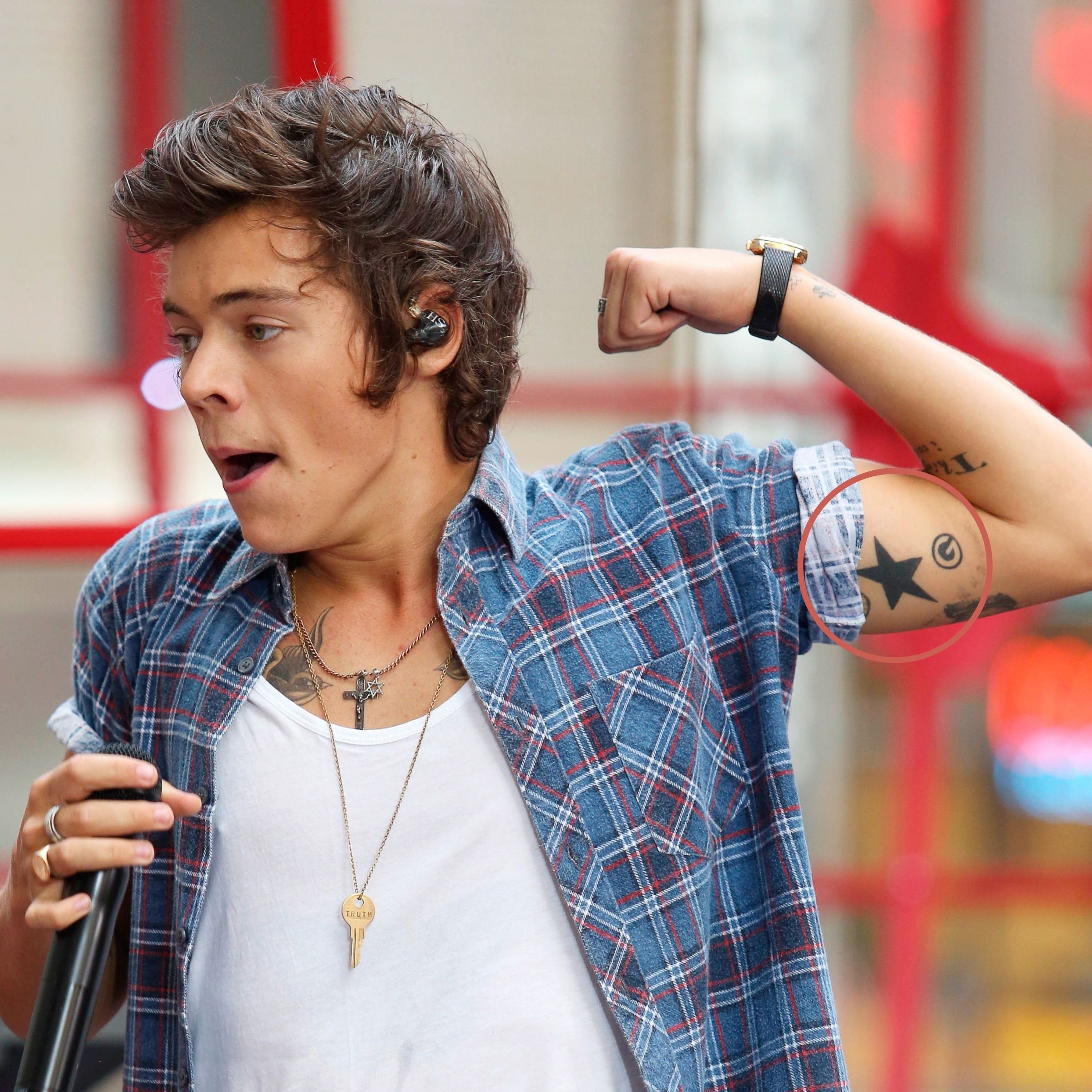 Harry Styles Tattoo  Harry styles tattoos Harry styles butterfly Style