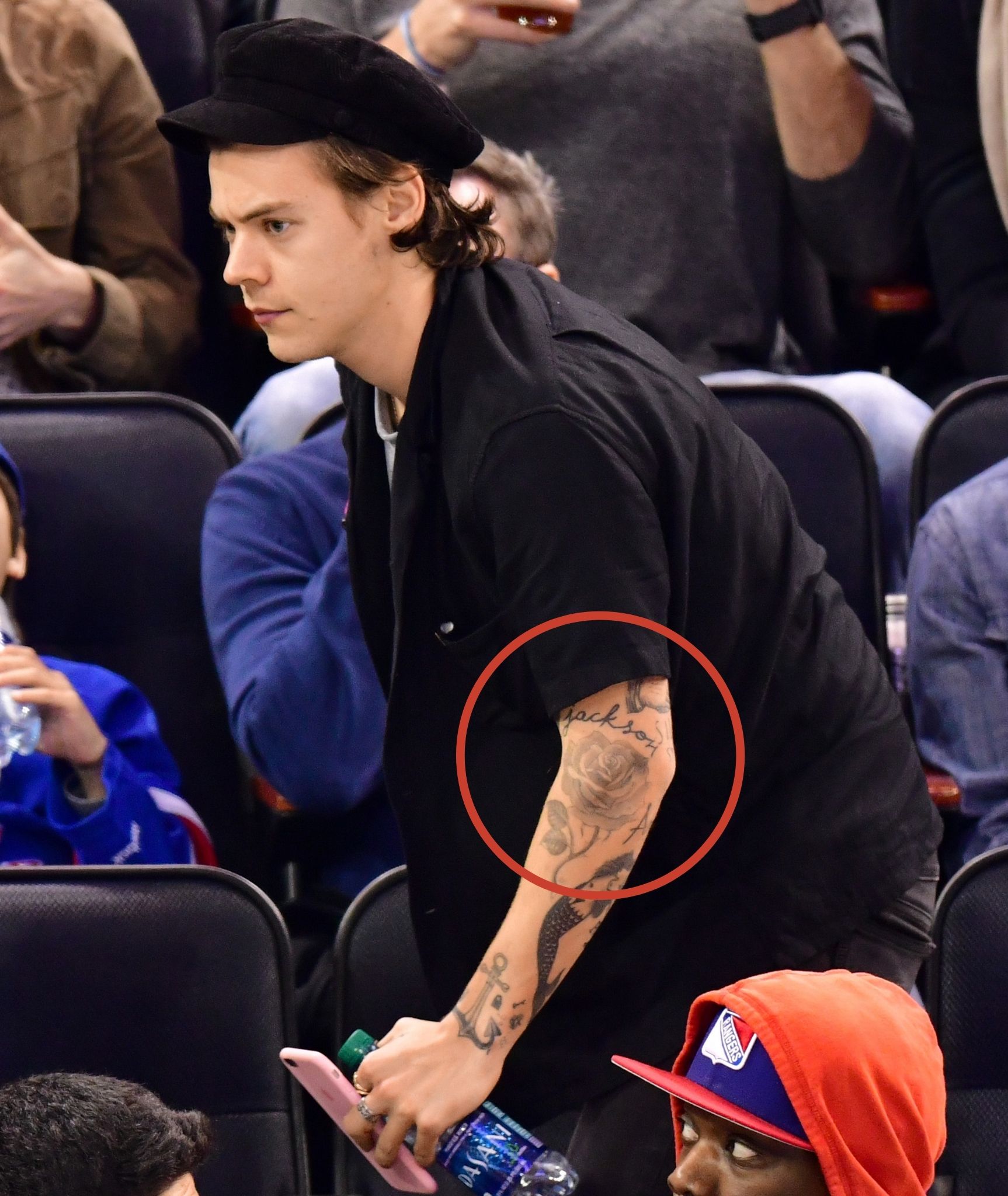 Harry Styles Gets Tattoo Covered Up With What  YouTube
