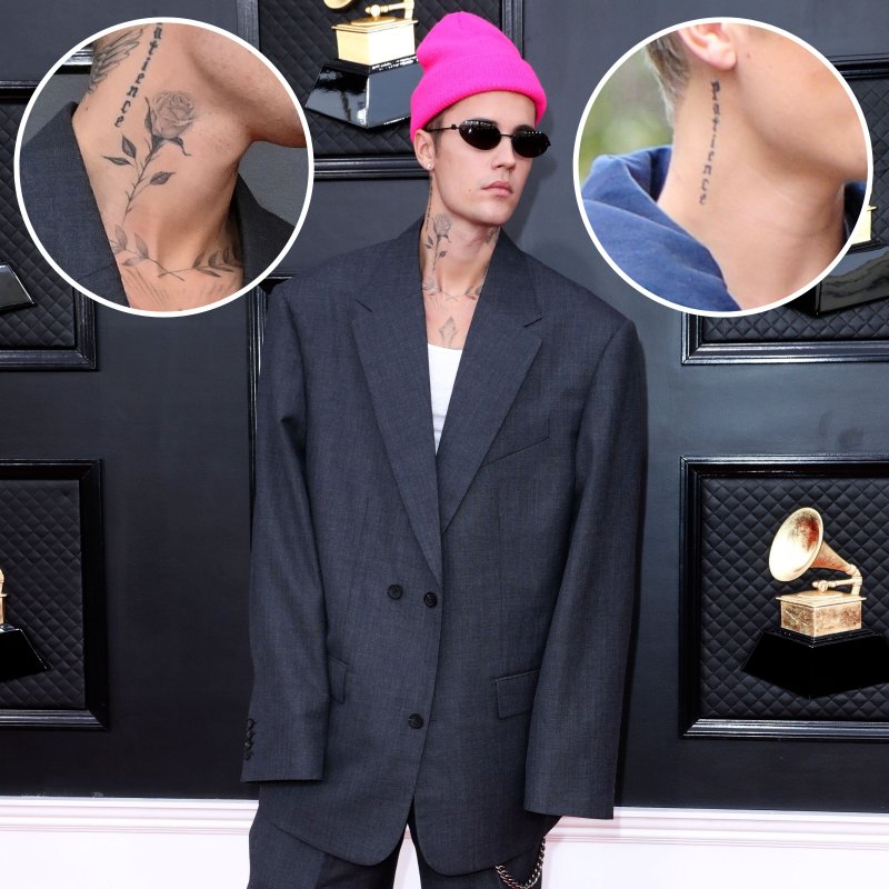Justin Bieber Tattoo Tour: Photos, Meanings