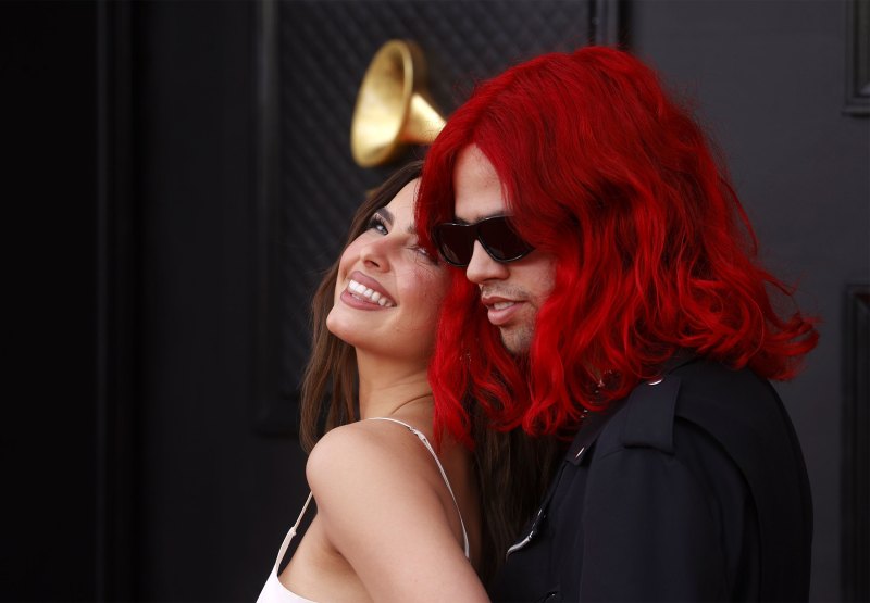 Addison Rae Walks the 2022 Grammy Awards Red Carpet With Boyfriend Omer Fedi: Photos