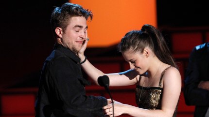Sharing a Smooch! Relive the Best MTV Movie Awards Onstage Kisses Over the Years: Photos